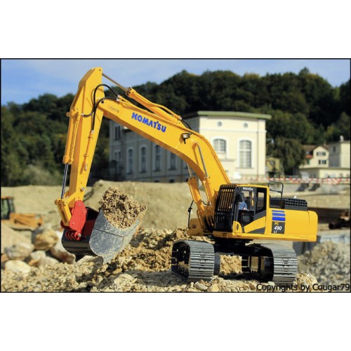 komatsu remote control excavator