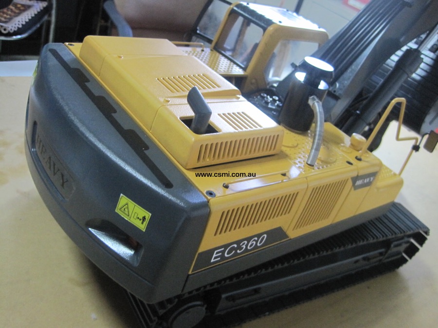 rc excavator unboxing