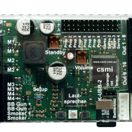 Dual Speed Controller with sound  SFR-1-D 1:14 or 1:16 scale