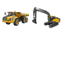 COMBO Volvo Dumper A40G + EC160 COMBO Volvo Dumper A40G + EC160