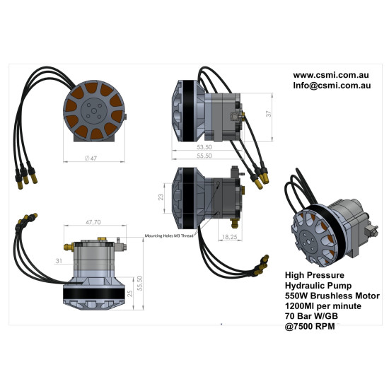 OUT OF STOCK Hydraulic Silent pump 1200ml per minute OUT OF STOCK Hydraulic Silent pump 1200ml per minute