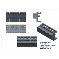 Hydraulic valve 9 way H9