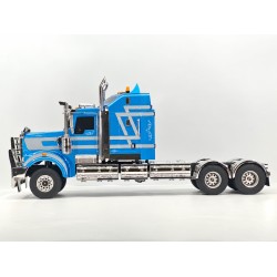 1 14 Ready To Run Heavy Haul Radio Control Truck Abs Cab Blue Version