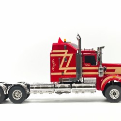 1 14 Ready To Run Heavy Haul Radio Control Truck Abs Cab Red Version