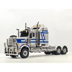 1 14 Ready To Run Heavy Haul Radio Control Truck Abs Cab White Version