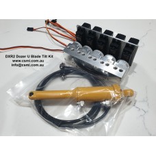 RC Dozer DXR2  upgrade U Blade tilt kit 