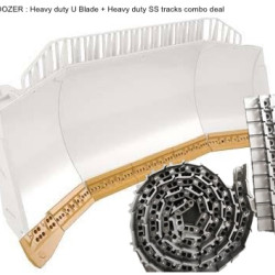 Combo DXR2 upgrade Tracks Stainless Steel + U Blade