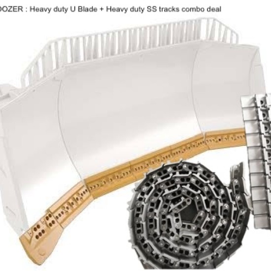 Combo DXR2 Upgrade Tracks Stainless Steel U Blade