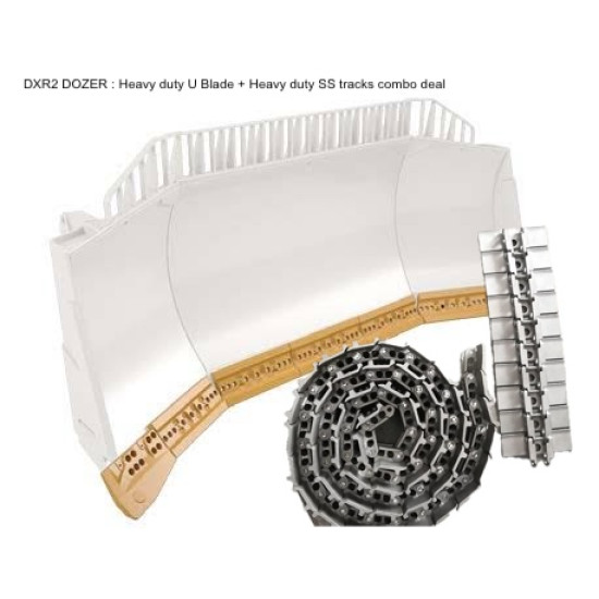 Combo DXR2 upgrade Tracks Stainless Steel + U Blade Combo DXR2 upgrade Tracks Stainless Steel + U Blade