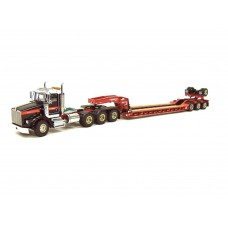 KENWORTH T800W + 4 AXLE FLIP LOWBOY