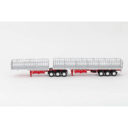 MaxiTRANS B Double Flat Top - White/Red MaxiTRANS B Double Flat Top - White/Red