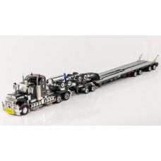 SOLD OUT Kenworth T909 Prime Mover Drake 2x8 Dolly 4x8 Swing Trailer Black