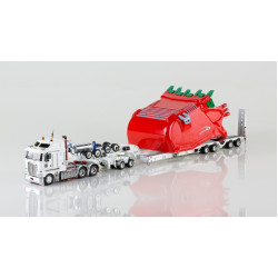 SOLD OUT KENWORTH K200 PRIME MOVER WITH DRAKE 2X8 DOLLY AND 4X8 DRAGLINE BUCKET TRAILER CENTRAL QUEENSLAND HEAVY HAULAGE