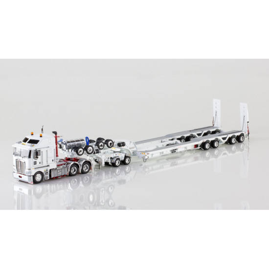 SOLD OUT Kenworth K200 Prime Mover Drake 2x8 Dolly 4x8 Dragline Bucket Trailer White SOLD OUT Kenworth K200 Prime Mover Drake 2x8 Dolly 4x8 Dragline Bucket Trailer White