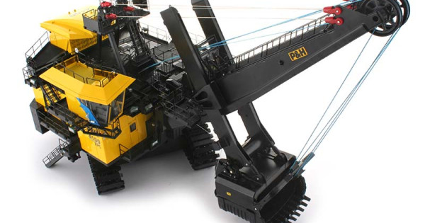 P&H 4100 XPC mining shovel w/ working LED lights