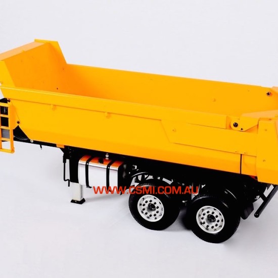 Half pipe hydraulic trailer