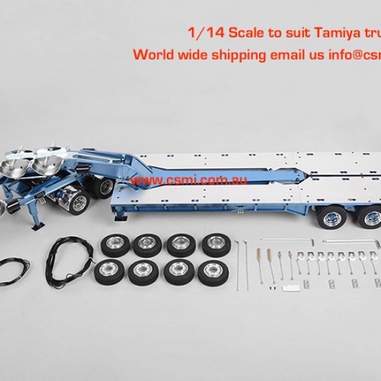 SWINGWING 3X8 WIDENING EQUIPMENT SEMI TRAILER AND 2X8 WIDENING DOLLY