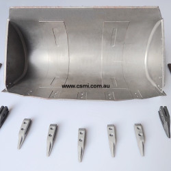 Metal Bucket For 1/14 Scale Loader Metal Bucket For 1/14 Scale Loader