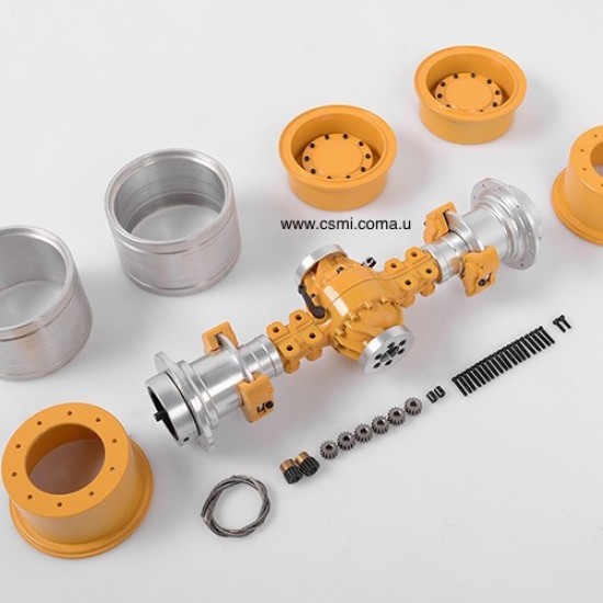 Lockable diff complete with rims