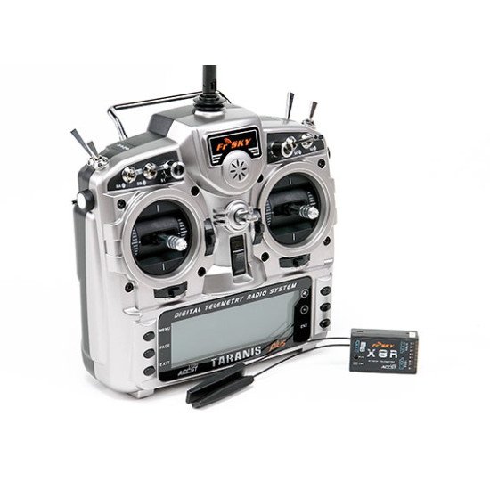 2.4GHz ACCST TARANIS X9D PLUS and X8R Combo Digital Telemetry Radio System (Mode 2) 2.4GHz ACCST TARANIS X9D PLUS and X8R Combo Digital Telemetry Radio System (Mode 2)