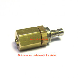 3mm tube male quick connect fitting 3mm tube male quick connect fitting