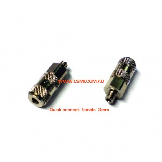 3mm  female quick connect fitting