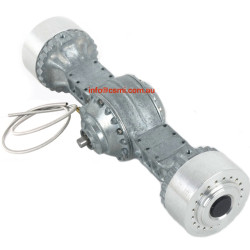 Lockable diff planetary reduction hub