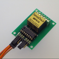 Servonaut MPS10 3 channel mini power switch. Made in Germany by tematik.