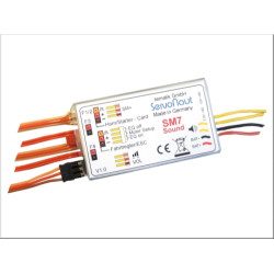 Servonaut SM7 electronic engine sound generator for truck models. Made in Germany by tematik. Servonaut SM7 electronic engine sound generator for truck models. Made in Germany by tematik.