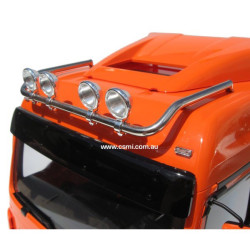 MAN TGX TOP LIGHT HOLDER WITH CHROMED LIGHTS MAN TGX TOP LIGHT HOLDER WITH CHROMED LIGHTS