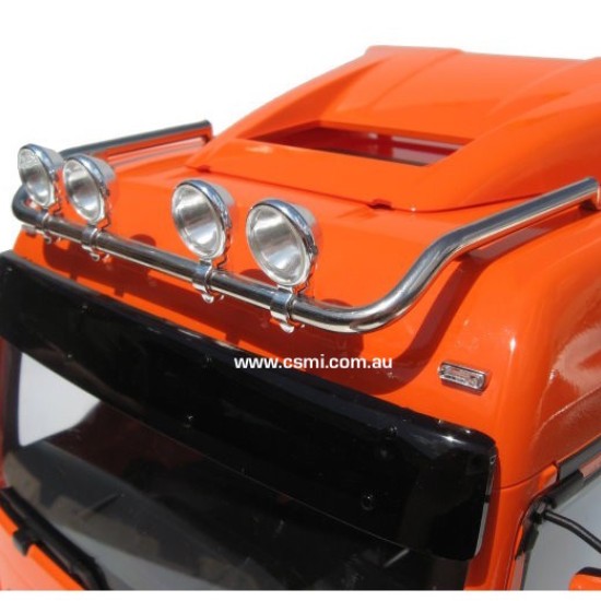MAN TGX TOP LIGHT HOLDER WITH CHROMED LIGHTS
